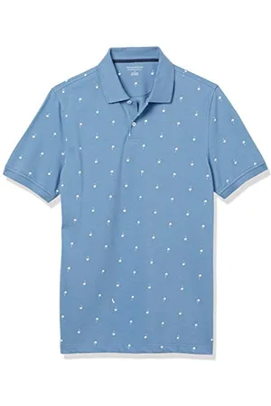 Amazon Polo in piqué di Cotone Slim Uomo, , M