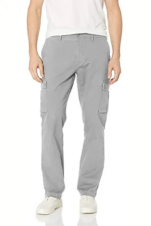 Amazon Pantaloni Cargo Elasticizzati e Aderenti (Disponibili nelle Taglie Big & Tall) Uomo, , 28W / 32L