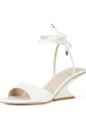THE DROP Sandali da Donna Phoenix con Tacco Scolpito e Lacci, , 36.5 EU