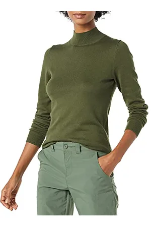 Amazon Maglione Leggero con Collo a Lupetto (Disponibile in Taglie Forti) Donna, , M