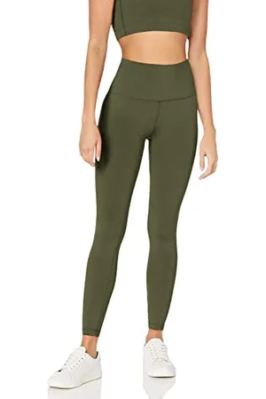Amazon Leggings Lunghi Sportivi Modellanti per Allenamento a Vita Alta (Disponibili in Taglie Forti) Donna, , XL