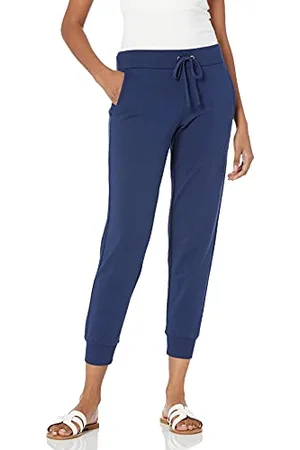 THE DROP Grace Pantaloni da corsa, super morbidi ed elasticizzati, con coulisse da Donna, , 5XL Plus