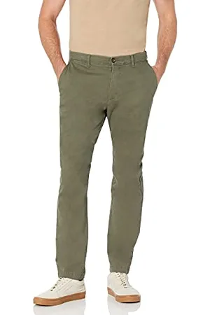 Amazon Pantaloni Chino Elasticizzati Casual vestibilità Sportiva (Disponibili in Taglie Extra Forti) Uomo, , 31W / 34L
