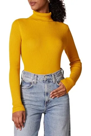 Amazon Maglione Dolcevita Leggero a Maniche Lunghe vestibilità Aderente Donna, , XXL