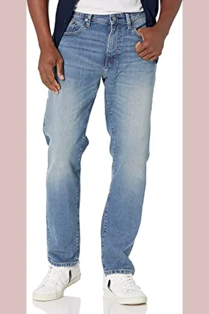 Amazon Jeans Elasticizzati dalla vestibilità Comoda (Disponibili in Taglie Extra Forti) Uomo, , 48W / 30L