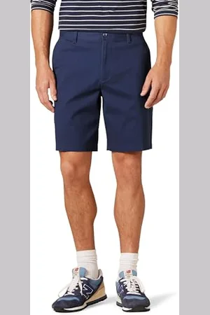 Amazon Pantaloncini Chino Elasticizzati, Comodi e Aderenti da 23 cm Uomo, , 34W