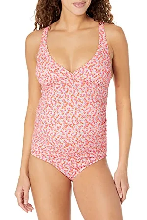 Amazon Costume da Bagno Premaman con Scollo a V Donna, , 50