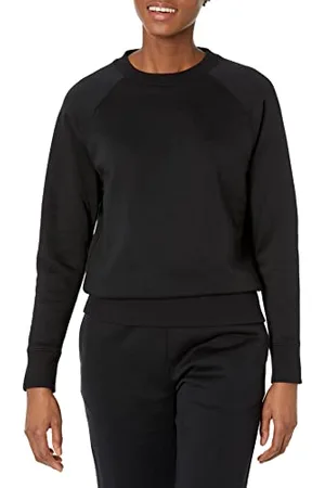 Amazon Felpa Girocollo A Maniche Lunghe dalla vestibilità Comoda (Disponibile in Taglie Forti) Donna, , M
