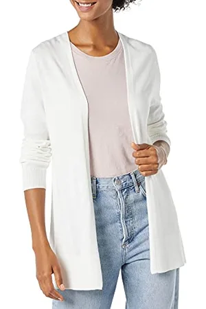 Amazon Cardigan Leggero Aperto sul Davanti (Disponibile in Taglie Forti) Donna, , L