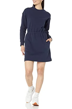 Amazon Abito Stile Felpa Stretto in Vita (Disponibile in Taglie Forti) Donna, , XXL
