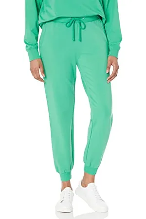 THE DROP Grace Pantaloni da corsa, super morbidi ed elasticizzati, con coulisse da Donna, X-Small