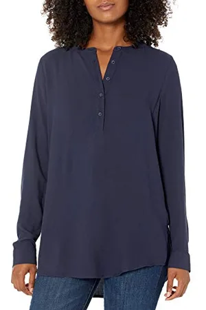 Amazon Camicetta in Tessuto a Maniche Lunghe Donna, , XS