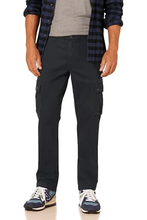 Amazon Pantaloni Cargo Elasticizzati e Aderenti (Disponibili nelle Taglie Big & Tall) Uomo, , 29W / 34L