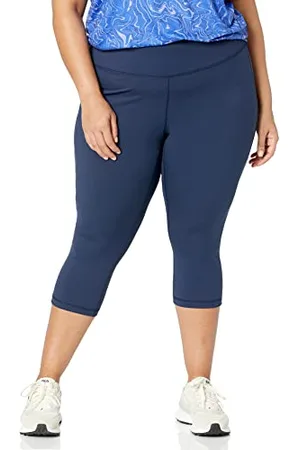 Amazon Leggings Capri Sportivi Modellanti per Allenamento a Vita Alta (Disponibili in Taglie Forti) Donna, , M