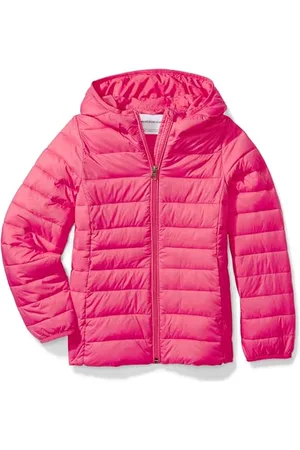 Amazon Piumino Leggero con Cappuccio Impermeabile e Ripiegabile Bambine e Ragazze, , 5 Anni