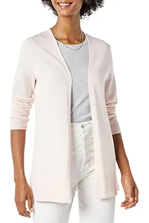 Amazon Cardigan Leggero Aperto sul Davanti (Disponibile in Taglie Forti) Donna, , S