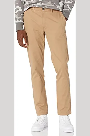 Amazon Pantaloni Chino Elasticizzati Casual Vestibilità Skinny Uomo, , 32W / 30L