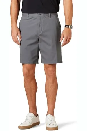 Amazon Pantaloncini Chino Elasticizzati, Comodi e Aderenti da 23 cm Uomo, , 34W