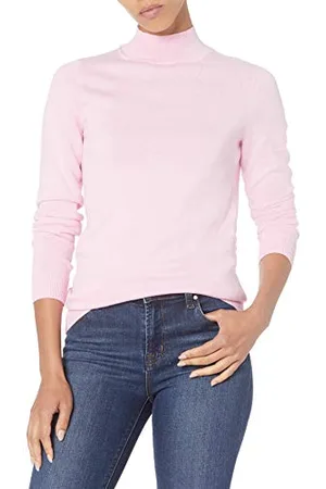Amazon Maglione Leggero con Collo a Lupetto (Disponibile in Taglie Forti) Donna, , L