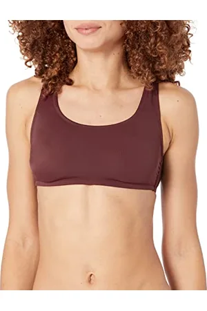 Amazon Top Corto da Mare con Scollo Rotondo Donna, , 46