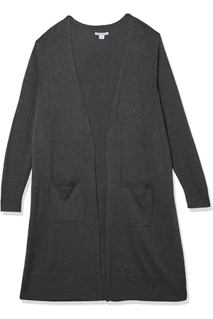 Amazon Cardigan Lungo Leggero (Taglie Forti Disponibili) Donna, , M