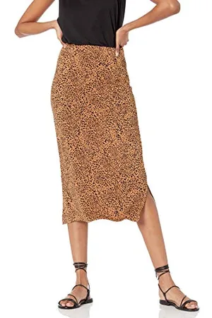 Amazon Gonna Media in Maglia con Elastico in Vita (Taglie Forti Disponibili) Donna, , S