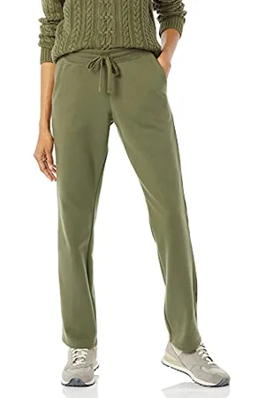 Amazon Pantaloni Sportivi in Pile a Gamba Dritta vestibilità Regular (Disponibili in Taglie Forti) Donna, , S