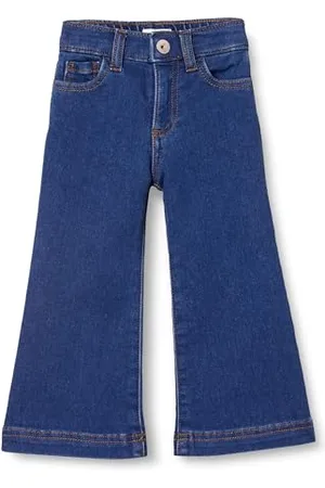 Amazon Jeans a Gamba Larga Bambine e Ragazze, , 6-7 Anni