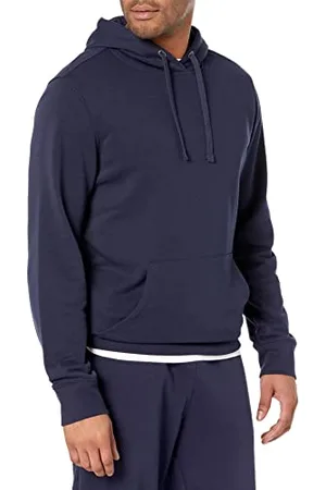 Amazon Felpa con Cappuccio Leggera a Maniche Lunghe in Tessuto spugnoso Francese Uomo, , L