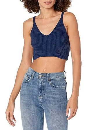 THE DROP Divya Bralette in Maglia Pointelle da Donna, , XS