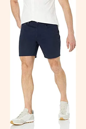 Amazon Pantaloncini Elasticizzati Aderenti con Cuciture Interne Interno Gamba 18 cm Uomo, , 30W