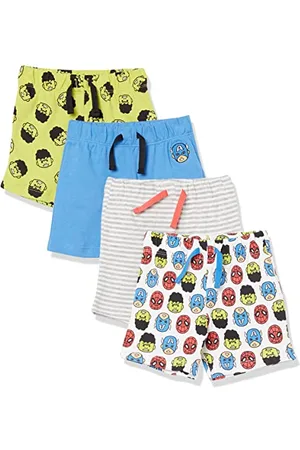 Amazon Disney | Marvel | Star Wars Pantaloncini Bimbo, Pacco da 4, , Prematuro