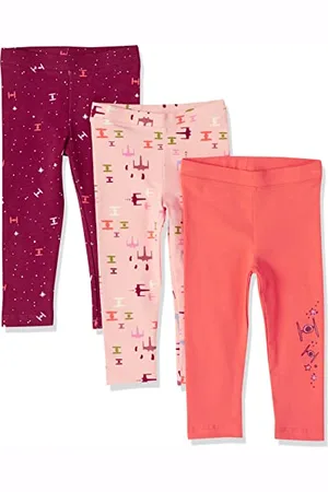 Amazon Disney | Marvel | Star Wars | Frozen | Princess Leggings Bambine e Ragazze, Pacco da 3, , 10 Anni