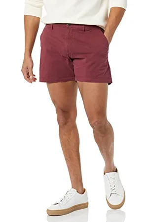 Amazon Pantaloncini Chino Elasticizzati Aderenti da 13 cm con Parte Anteriore Piatta (in Precedenza Goodthreads) Uomo, , 42W