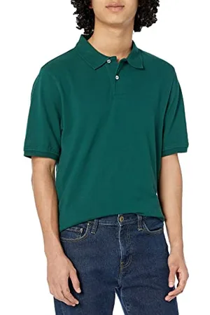 Amazon Polo in Cotone piqué vestibilità Regular (Disponibile in Taglie Extra Forti) Uomo, , S