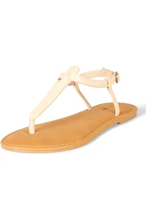 Amazon Sandalo Infradito Casual con Cinturino Alla Caviglia Donna, , 40 EU Larga