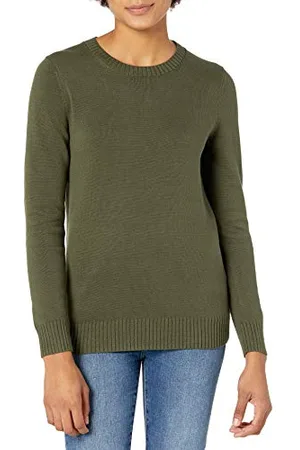 Amazon Maglione A Girocollo in 100% Cotone (Disponibile in Taglie Forti) Donna, , XL