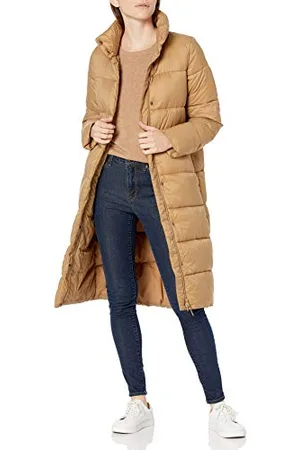 Amazon Piumino Cocoon Invernale Lungo Leggero con Cerniera Integrale Impermeabile Donna, , M