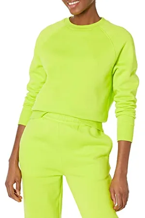 Amazon Felpa Girocollo A Maniche Lunghe dalla vestibilità Comoda (Disponibile in Taglie Forti) Donna, , XL