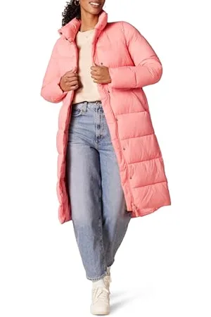 Amazon Piumino Cocoon Invernale Lungo Leggero con Cerniera Integrale Impermeabile Donna, , M