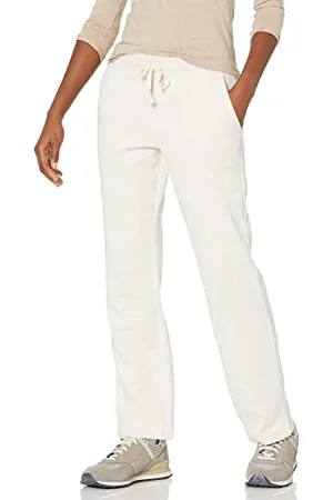 Amazon Pantaloni Sportivi in Pile a Gamba Dritta vestibilità Regular (Disponibili in Taglie Forti) Donna, , S