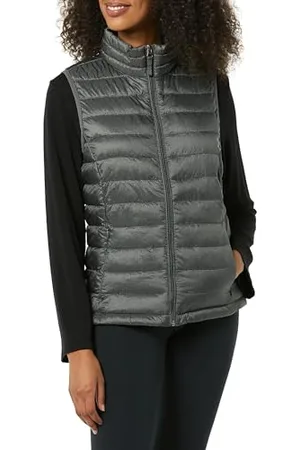Amazon Piumino Smanicato Ripiegabile Impermeabile Leggero Donna, , XL