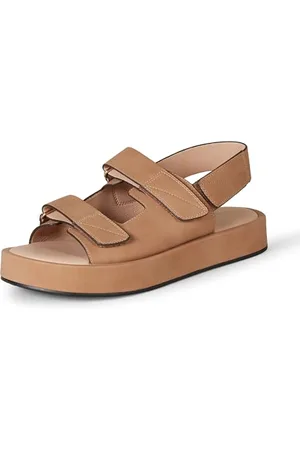 Amazon Sandalo con Plateau con 3 Cinturini Regolabili Donna, , 42 EU