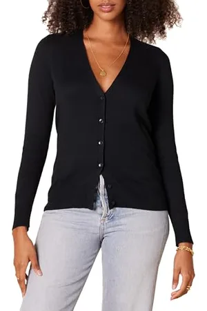 Amazon Cardigan Leggero Girocollo (Disponibile in Taglie Forti) Donna, , 4XL Plus
