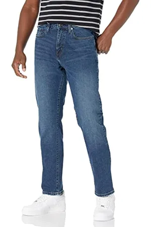 Amazon Jeans Elasticizzati dalla vestibilità Comoda (Disponibili in Taglie Extra Forti) Uomo, , 60W / 28L