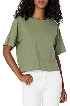 THE DROP Sydney T-shirt corta, a girocollo, maniche corte da Donna, , 4XL Plus
