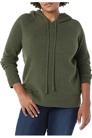 Amazon Maglione Pullover con Cappuccio Morbido al Tatto Donna, , M
