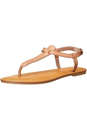 Amazon Sandalo Infradito Casual con Cinturino alla Caviglia Donna, , 42 EU Larga