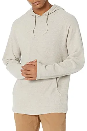 Amazon Felpa con Cappuccio Pullover Termica in Tessuto a Ringrossi a Maniche Lunghe (in precedenza Goodthreads) Uomo, , M