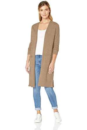 Amazon Cardigan Lungo Leggero (Taglie Forti Disponibili) Donna, , M